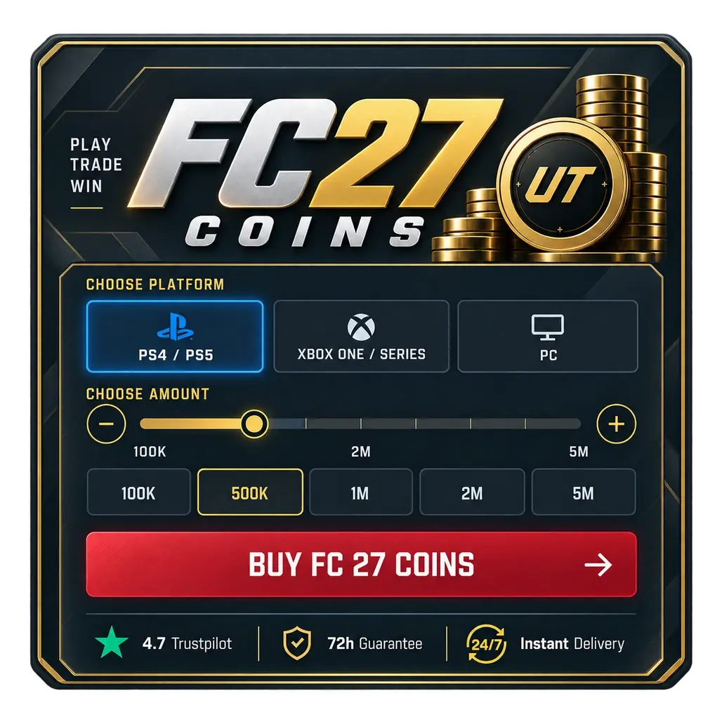Buy EA FC 27 Coins at WhatsGaming for PlayStation, Xbox and PC