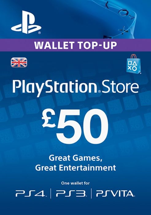 Playstation Network PSN UK 50£