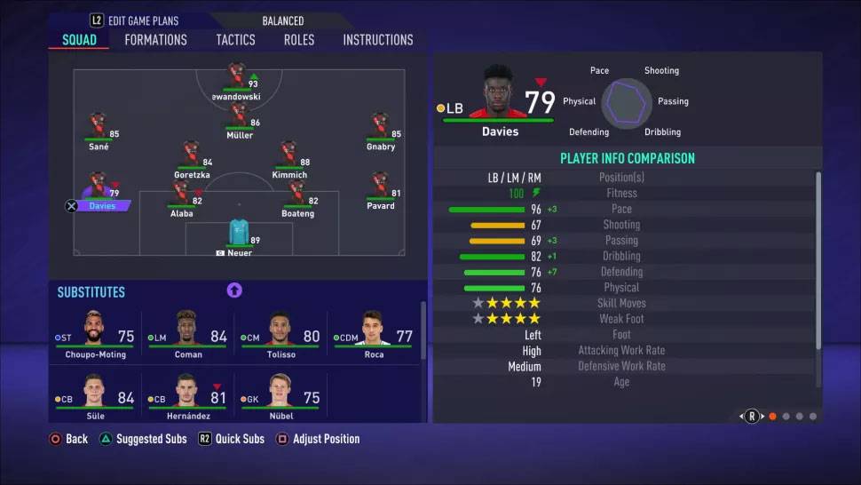 FIFA 21 Formazioni 4-2-3-1 Wide