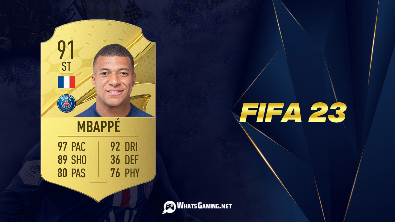 Mbappe OVR 91 FIFA 23